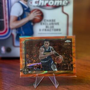 Michael Porter Jr. 03/25 Orange Ray Wave Rookie Card - Topps Chrome